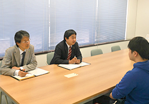 模擬面接の様子